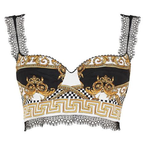 versace thong and bra|versace bralette.